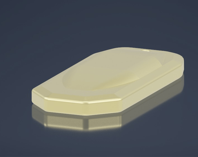 Exklusives CAD-Modell eines Schlüsselanhängers für hochpreisige Fahrzeuge – modernes Design für Premium-Automotive-Marken
