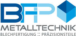 Logo von BFP Metalltechnik – Spezialist für Blechfertigung und Präzisionsteile